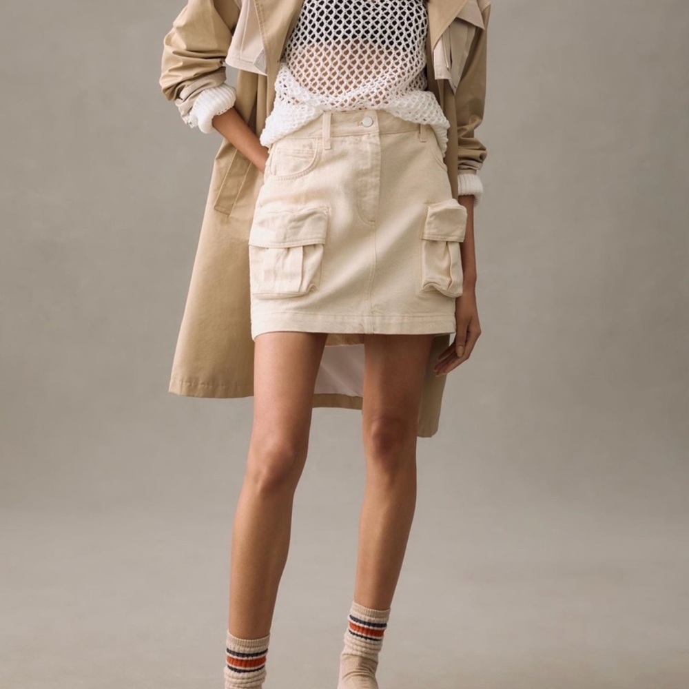 NWT Anthro Cargo Skirt